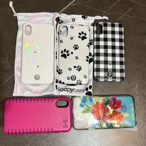 Lot of 5 iPhone X Cases